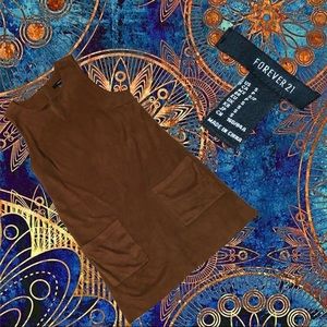 FOREVER 21 // BOHO SUEDE MINI DRESS